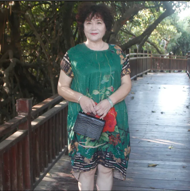 Женское платье для среднего возраста новинка 2019 модное повседневное свободное