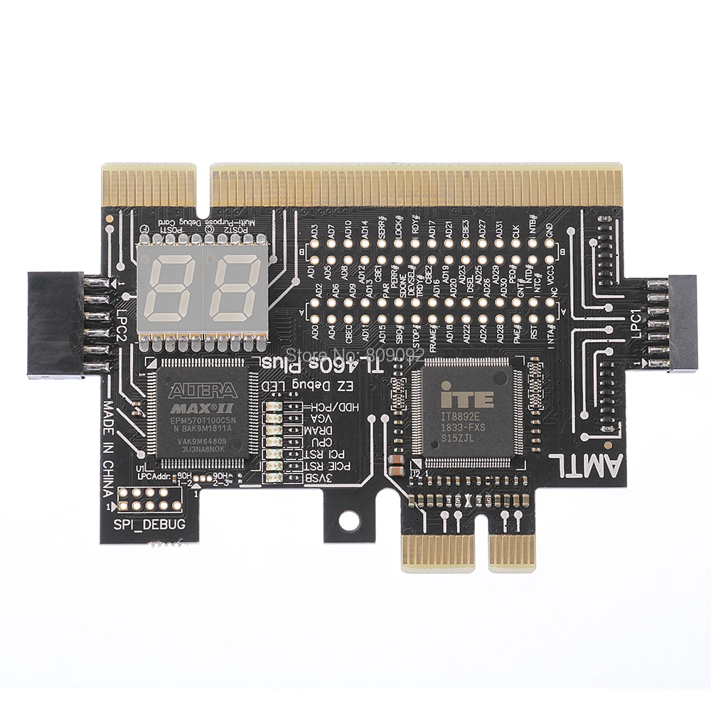 Материнская плата PCI/PCIE/Mini PCIE/LPC PC анализатор диагностическая карта для универсального настольного ноутбука Тестовая отладочная карта