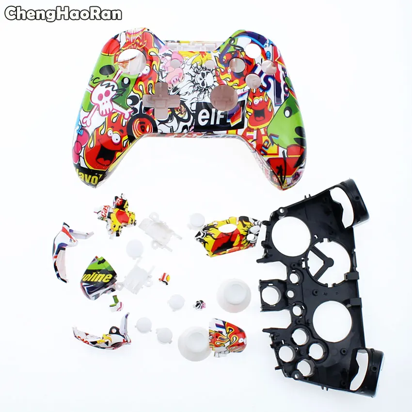 ChengHaoRan DIY Housing Shell Case Cover With Full Buttons Set Mod Kit Inner Frame For Xbox One Xboxone Controller | Электроника