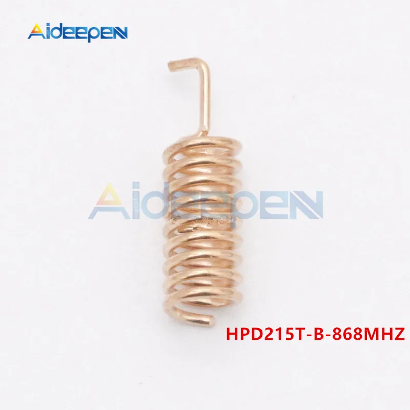 HPD215T-B-868MHZ 5 шт./лот 315 МГц 470 МГц 868 МГц 433 МГц 915 МГц GSM GPRS 2.2dBi спиральная антенна для дистанционного управления Arduino - Цвет: HPD215T-B-868MHZ