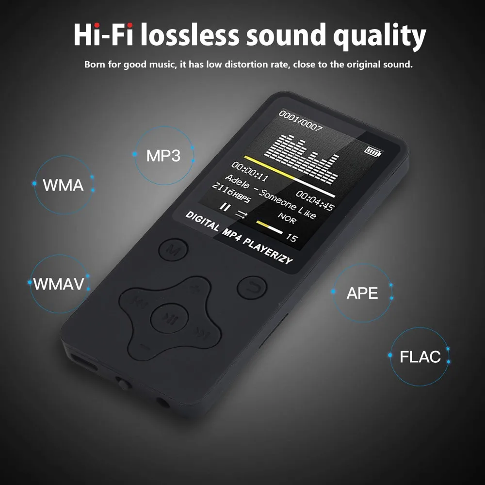HIPERDEAL 1,8 дюймовый ЖК-экран портативный MP4 плеер FM радио видео книги фильм Поддержка Макс 32 Гб HIFI музыкальный видеоплеер BAY27