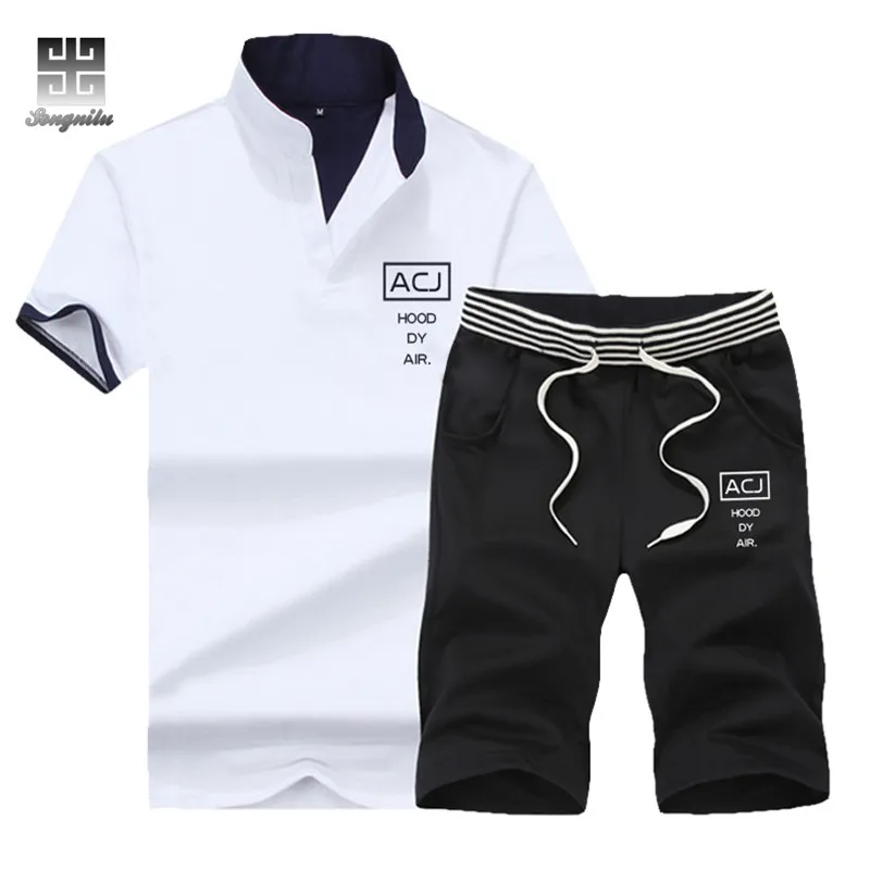 Мужской летний комплект из футболки и шортов | Мужская одежда