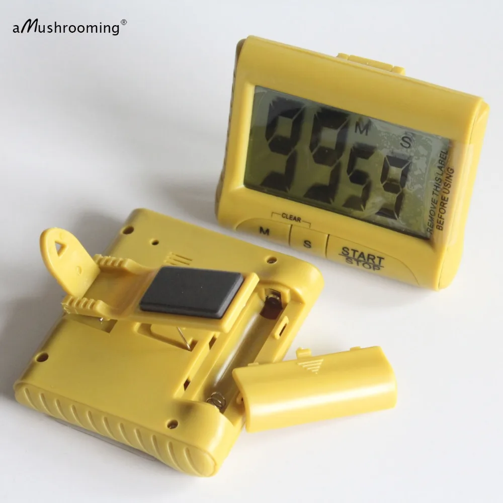 Цифровой кухонный таймер обратного отсчета с ЖК-дисплеем и громким будильником