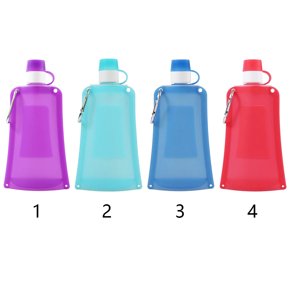 Бутылка для воды портативный Открытый Силиконовые Велоспорт складная легко
