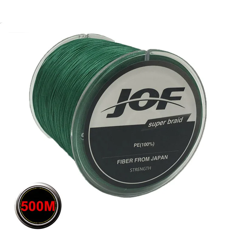 Леска плетеная из ПЭ 8 нитей 500 м 15 20 30 40 50 60 80 120 150 lb|fishing line|braided fishing linejapan multifilament |
