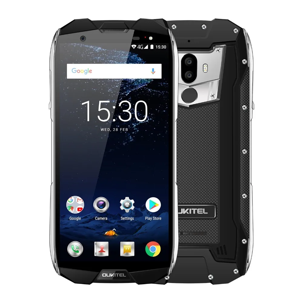 OUKITEL WP5000 смартфон с 5 5-дюймовым дисплеем восьмиядерным процессором Helio P25 ОЗУ 6 ГБ