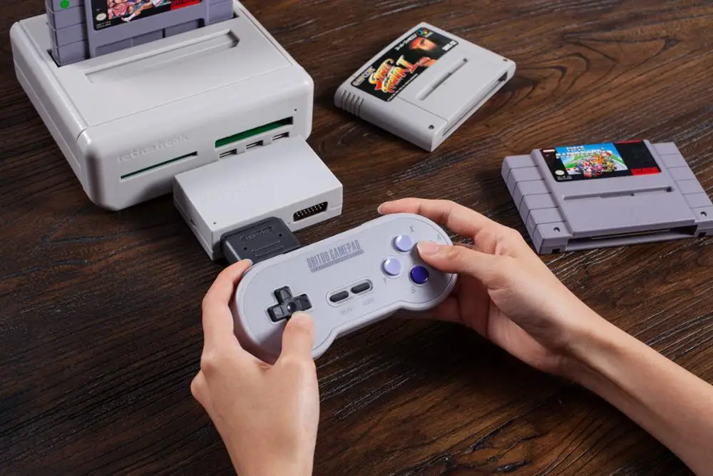 8 битдо беспроводной Bluetooth SN30 Ретро Набор для Nintendo SNES SF C|Геймпады| |