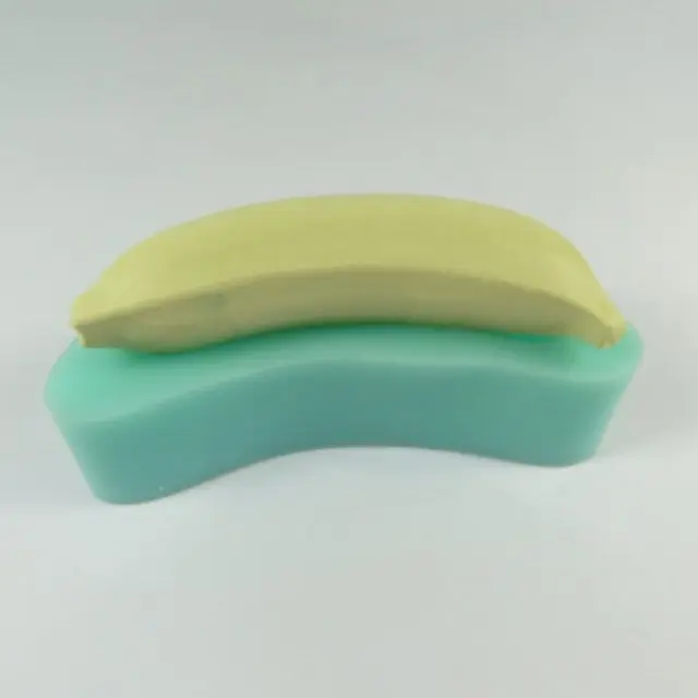 Силиконовая форма искусственная для мыла в форме банана короткие или длинные