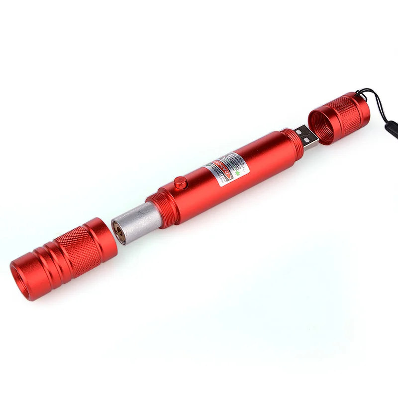 Зеленая лазерная указка высококачественный Перезаряжаемый USB лазерный