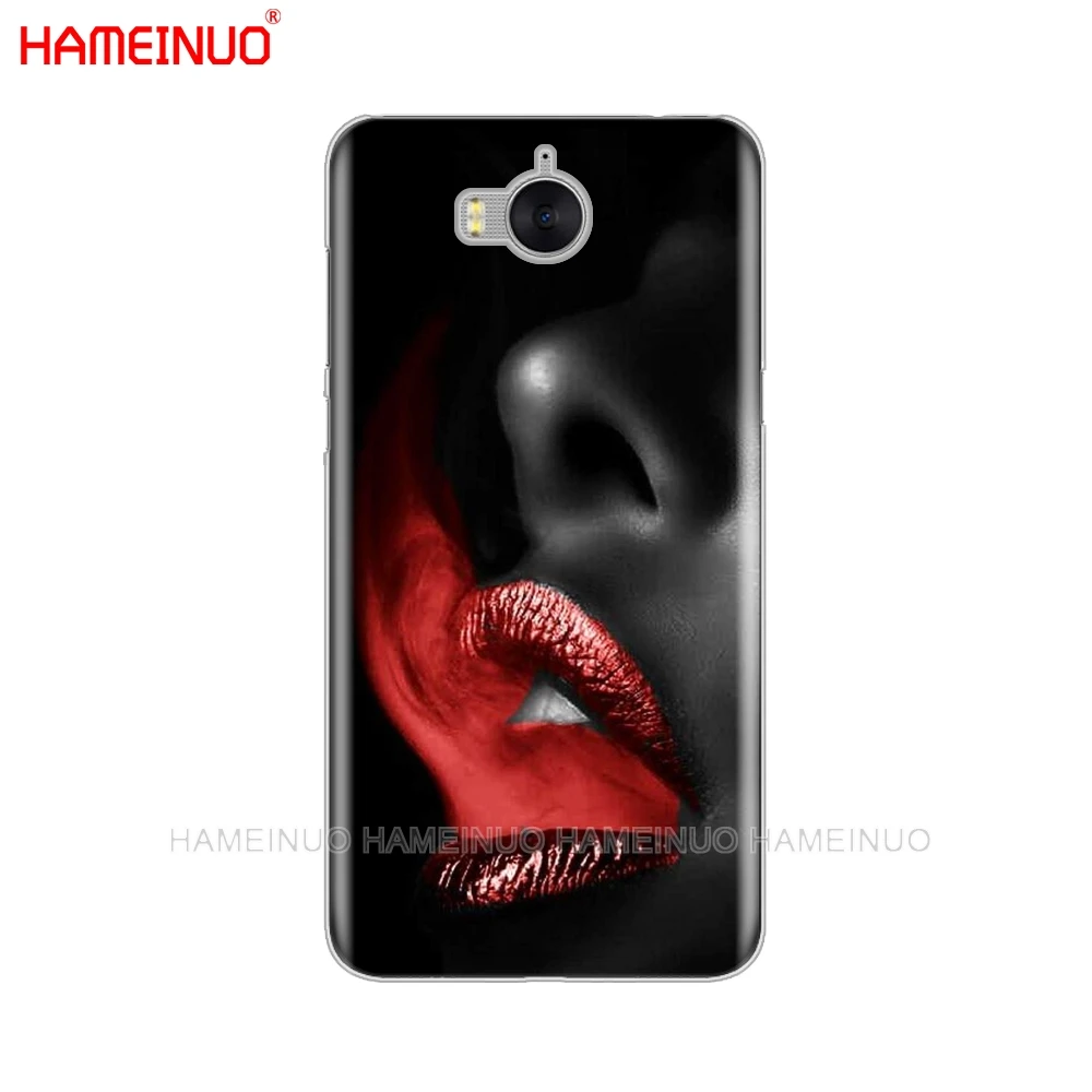 HAMEINUO роскошный корейский чехол для телефона с красными сексуальными губами и