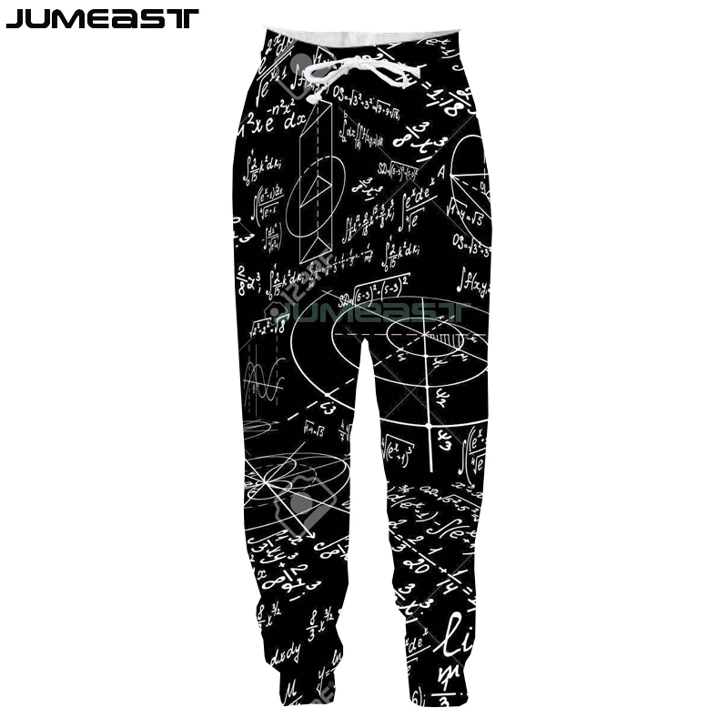 Новое поступление от бренда Jumeast мужские/женские повседневные длинные брюки с 3D