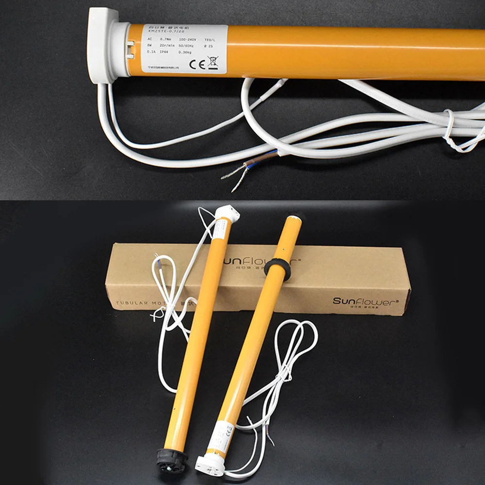 DIY DC 12 В диаметр 25 мм 30 об/мин 11 Вт электрические роликовые слепые/затененные трубчатые мотор комплект длина