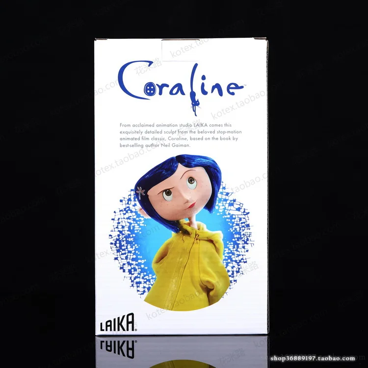 NECA детские игрушки Коралина и секретная дверь куклы S Рисунок 7 дюймов качающаяся голова Каролин для девочек подарок на день рождения