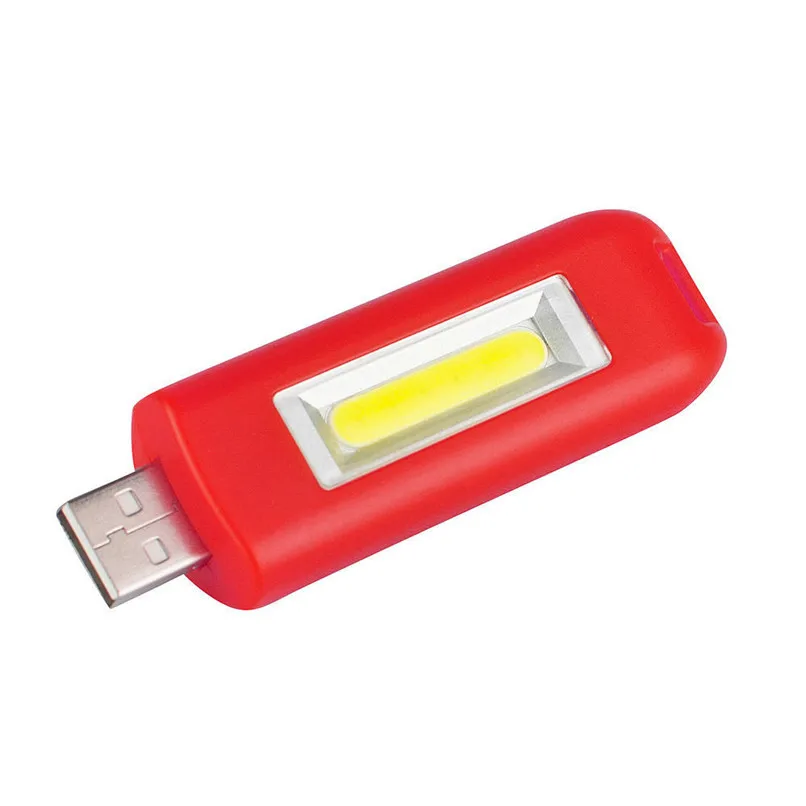 10PCS Portable mini flashlight key chain USB rechargeable lamp outdoor | Освещение