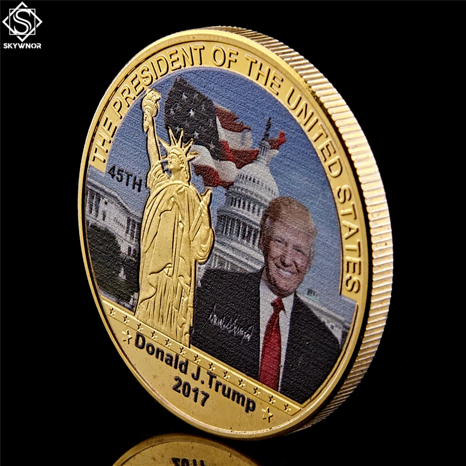 США Дональд Трамп президент вызов Статуя Свободы Коллекционная инаугурационная