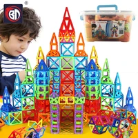 bd 252pcs blocks magnetic designer construction set model building toy plastic magnetic blocks educational toys for kids gifts
