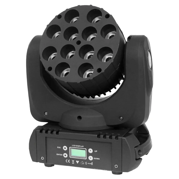 Высокое качество 12*10 Вт RGBW 4 в 1 lyre led Луч движущаяся голова Вечерние огни Led мыть dj
