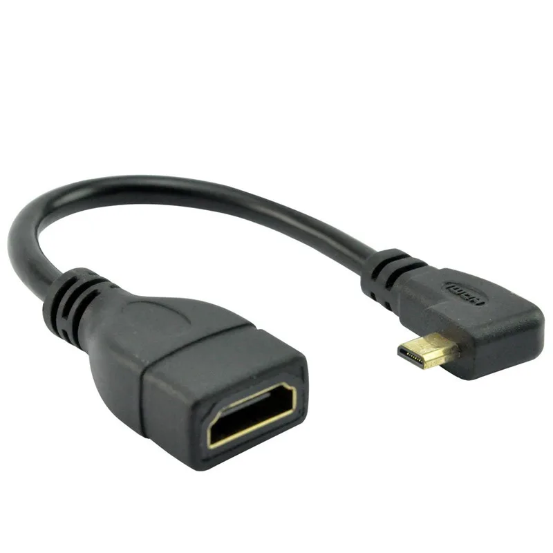 

Кабель Micro-HDMI с левым углом, 0,15 м/15 см