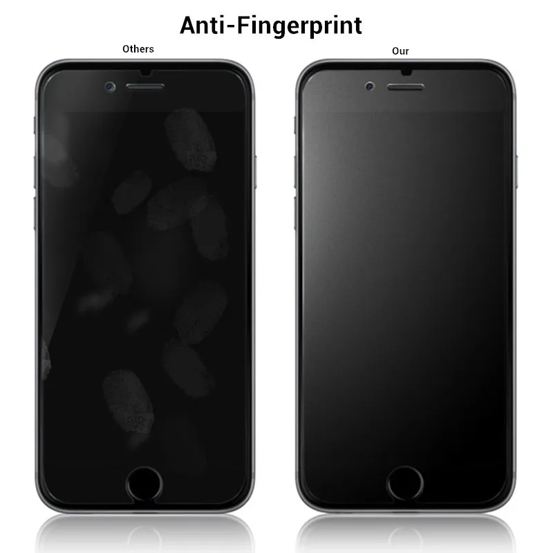 Матовая защитная пленка из закаленного стекла премиум класса для iPhone 8 5 SE 5S 5C 6 6S 7
