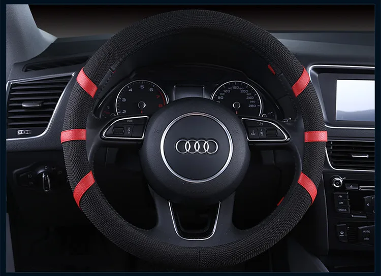 Лен декор в полоску руль Крышка для общих моделей дышащая и Удобная крышка