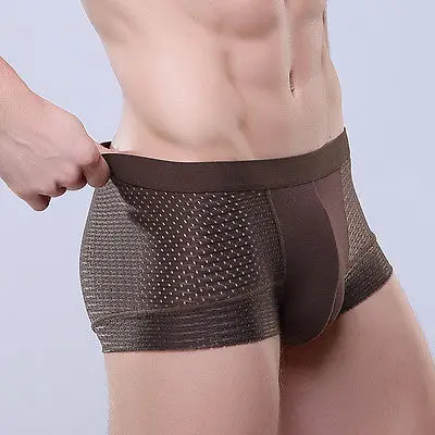 Hirigin Мужское нижнее белье дышащие хлопковые трусы боксеры с карманом|boxer shorts|boxer