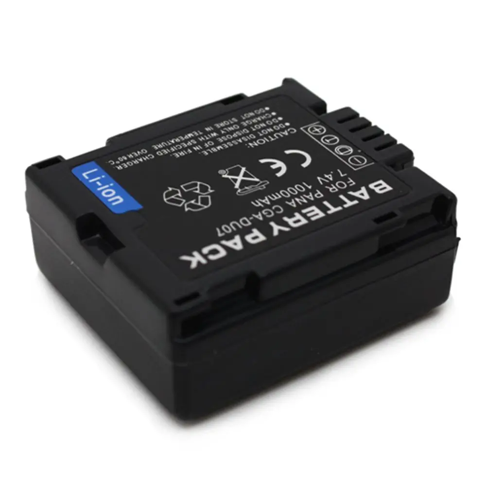 WHCYonline 700 мА/ч Φ VW VBD070 CGA DU07 Аккумулятор для камеры PANASONIC CGR DU06 GS100K GS17E|camera battery|battery for