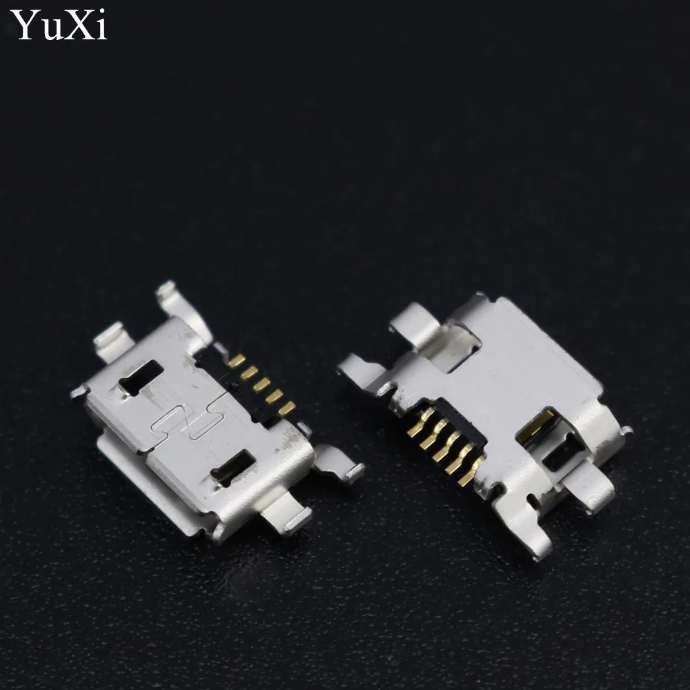 YuXi 10 шт. микро USB Разъем гнездо 5 pin разъем для зарядки Motorola Moto G2 G + 1 XT1063 XT1064 XT1068