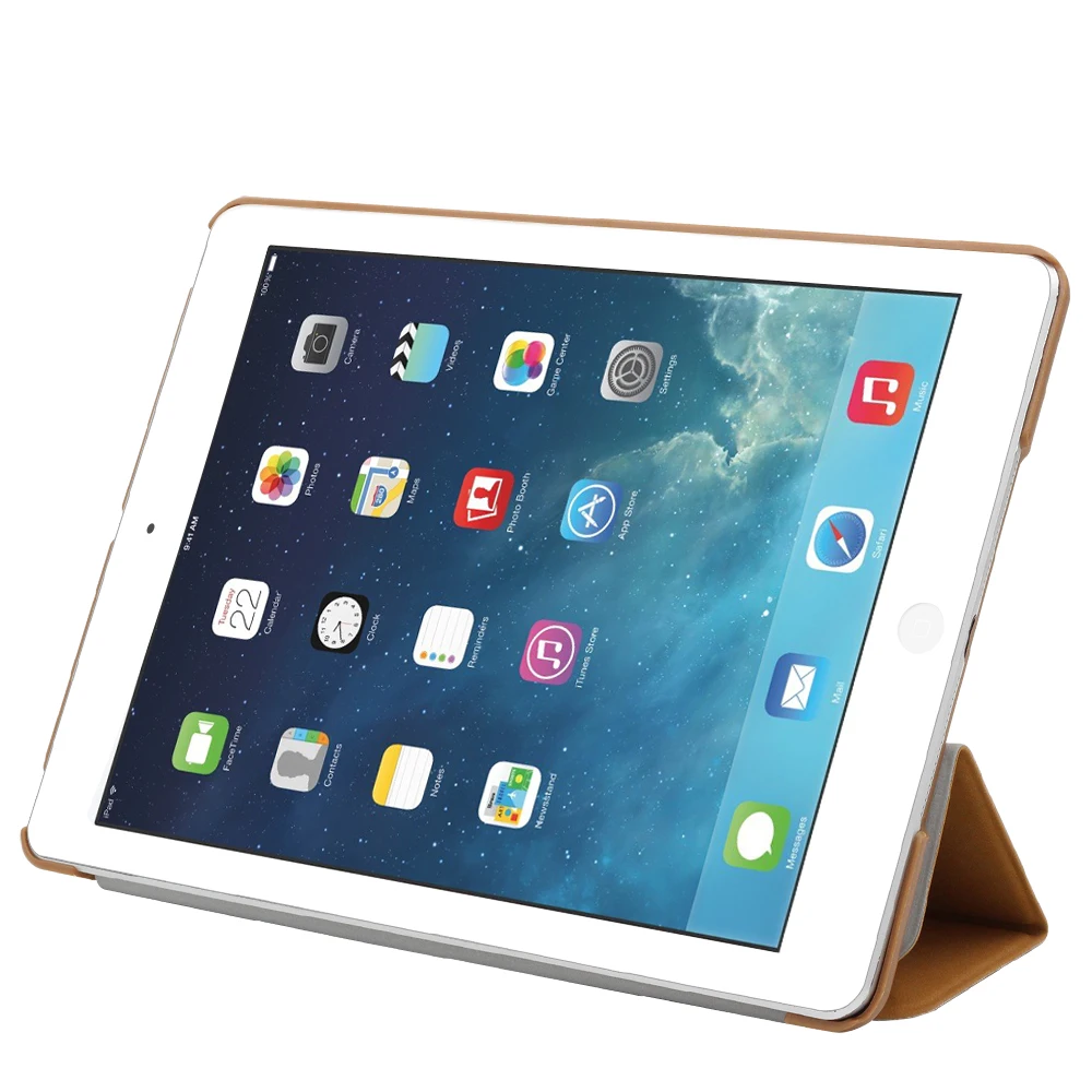 Для ipad Mini 1 2 3 Чехол, магнитный чехол с оленем из искусственной кожи, умный чехол для ipad Mini 3 2 1, чехол, трехслойная подставка, Авто Режим сна/пробуждения