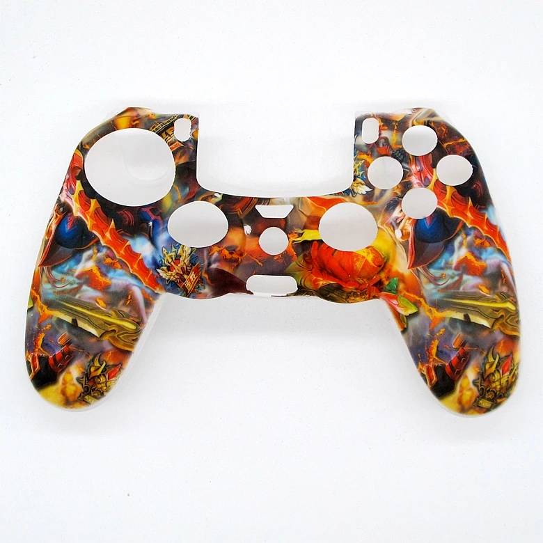 Защитный силиконовый чехол для Sony Play station4 игровой контроллер PS4 аксессуары