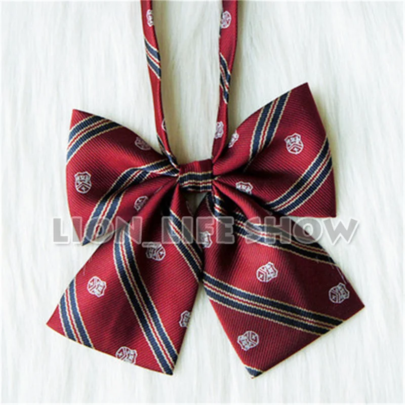 Damen японская Лолита школьная форма JK-Stickerei ручной работы Fliegen Bowtie
