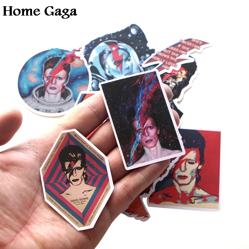 20 компл./лот Homegaga 12 шт./компл. Давид Боуи Пастер коллекции Скрапбукинг наклейки креативные наклейки Винтаж ноутбук телефон D1747
