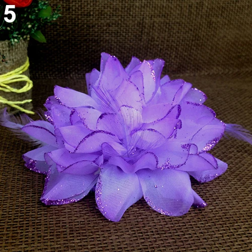 Свадебная вечеринка Цветок Вуалетка эластичная заколка для волос на запястье