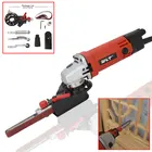 Миниатюрная ленточная шлифовальная машинка сделай сам, насадка для электрической угловой шлифовальной машинки 100 мм, 4 дюйма, адаптер для шлифовальной ленты