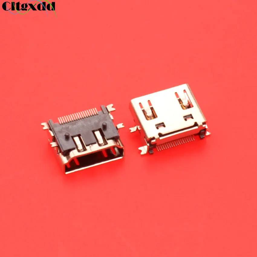 cltgxdd Tablet PC notebook HDM Female plug 19pin Jack Connector 4 SMD 180 Degree HD Data Interface USB | Обустройство дома