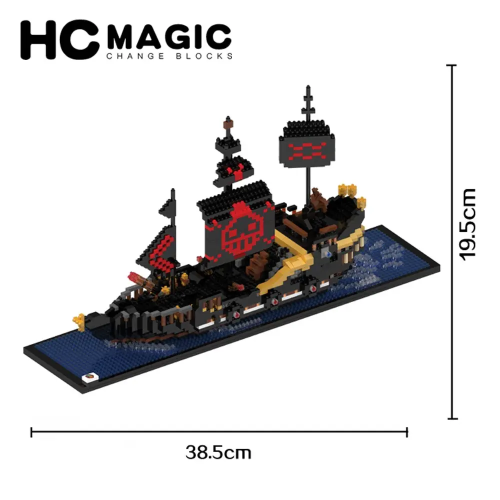 Детский конструктор HC MAGIC модель со стразами и черным жемчугом 9033 | Игрушки хобби