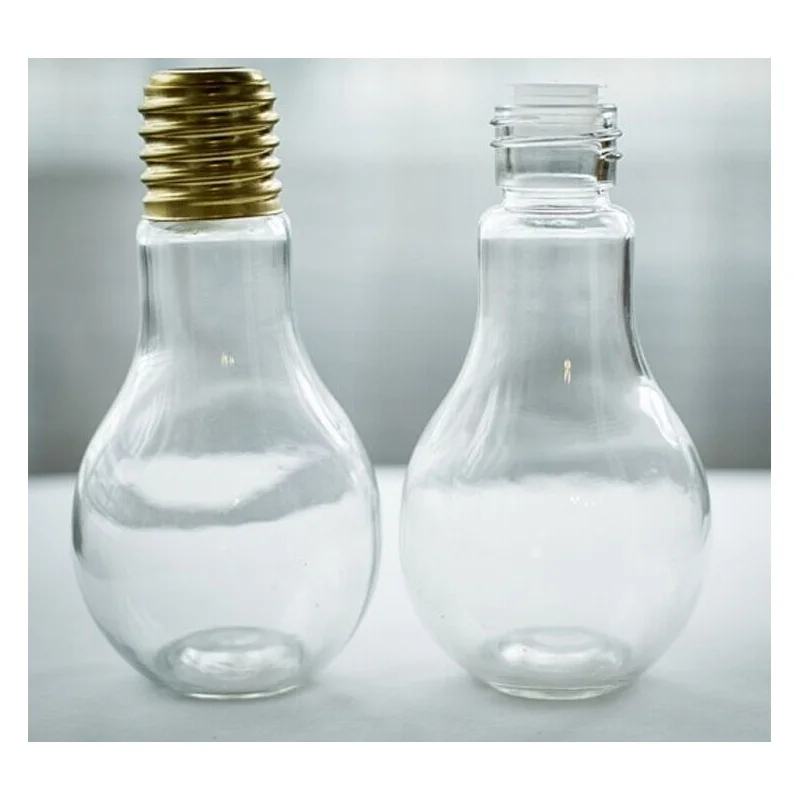 1 шт. новый модный креативный светильник в форме лампочки бутылка для воды 300 мл 400