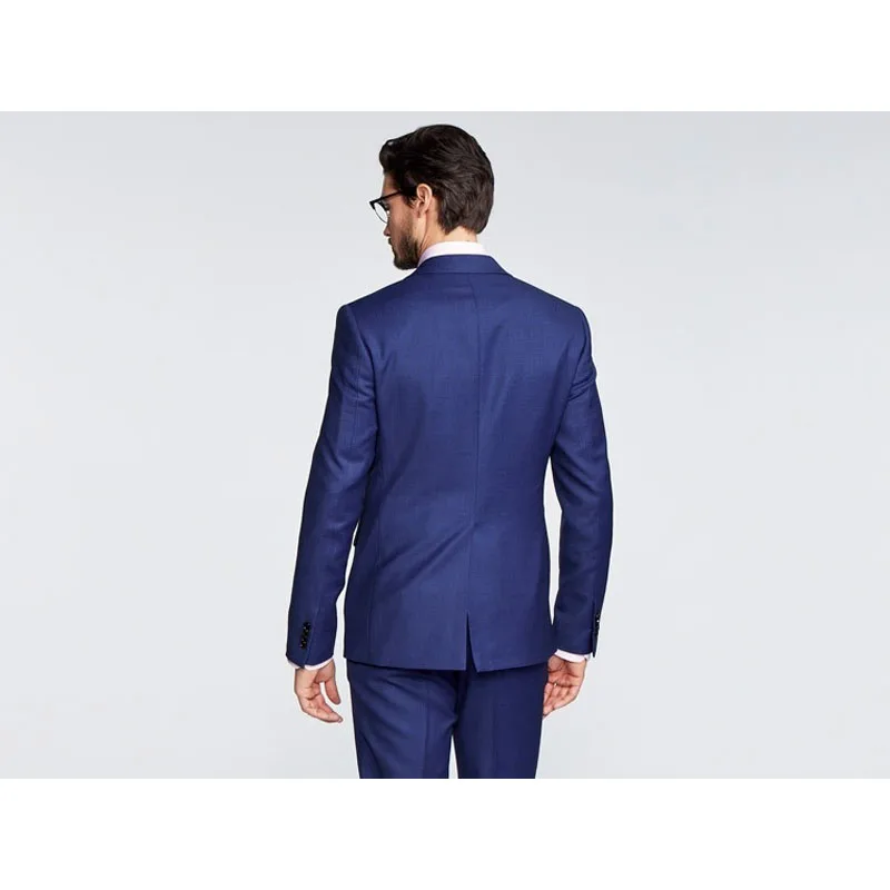 Shenrun мужской костюм на заказ деловые синие тонкие костюмы изготовленные высокое