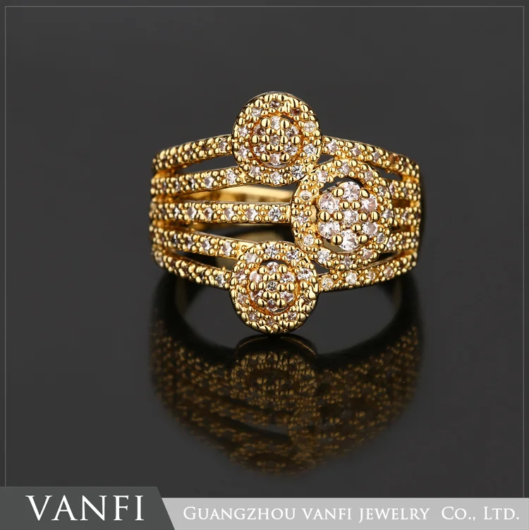 Новый стиль Блестящий Для женщин кубического циркония Винтаж bijoux Золото Цвет