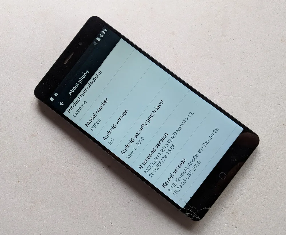 (Не новый корпус) Середина + крышка сканер отпечатков пальцев Cato для Elephone P9000 |