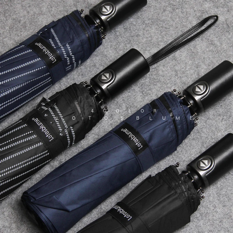 Продвижение автоматический зонтик для мужчин и женщин бизнес полосой Стиль