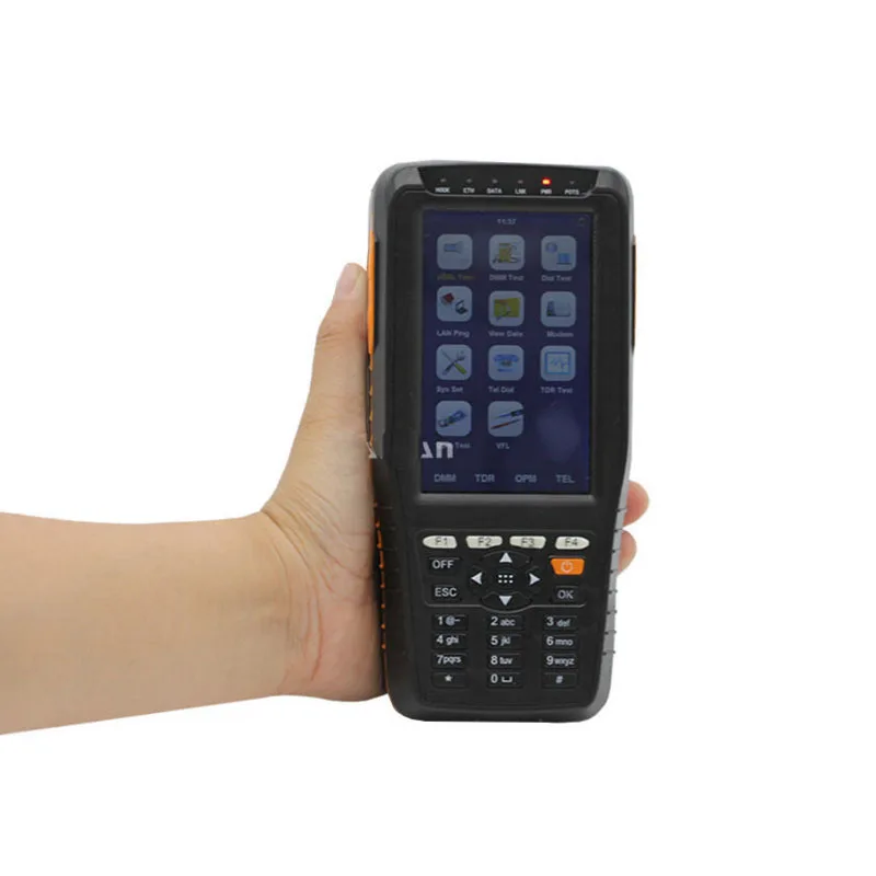 

Handheld TM-600 ADSL2+ Tester ADSL/ADSL2 XDSL Line with xDSL /DMM/TEL,all-in-one unit DMM Equipment English menu