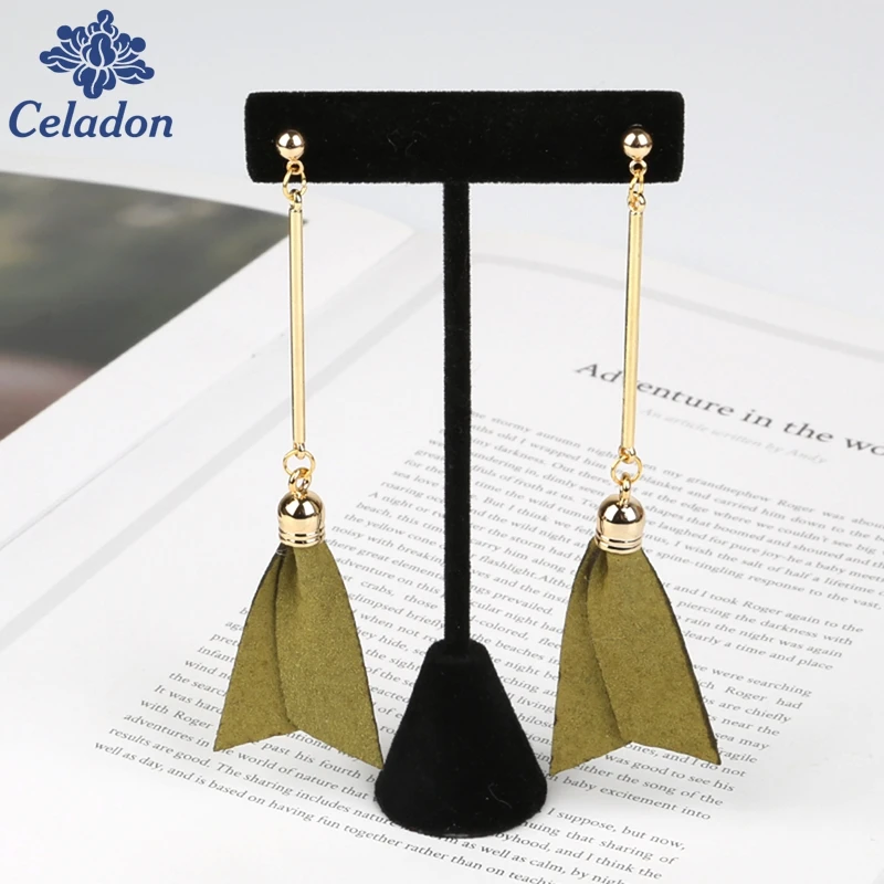 30x50mm10/20pcs/lot Suede Tassel flower tassel pendant Jewelry Findings Accessories for DIY Earring Keyring Craft Making | Украшения и