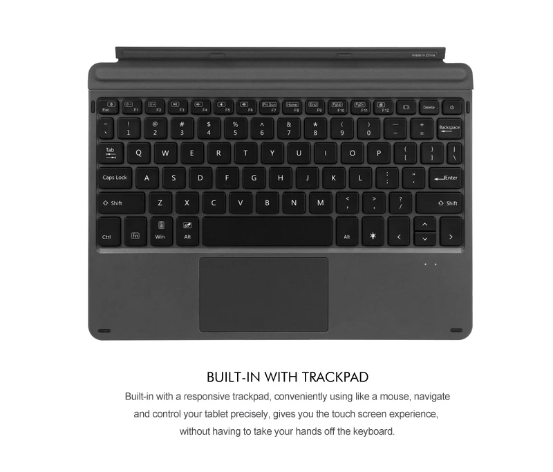 [Новинка] Bluetooth Keybaord для microsoft Surface go7, тонкий 7 цветов с подсветкой, беспроводной чехол Bluetooth с трекпадом+ аккумулятор 750 мАч
