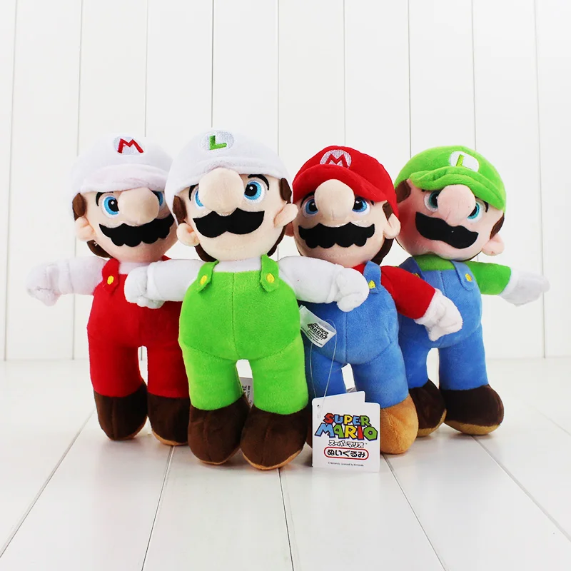 17-25 см Super Mario Bros Супер Марио и Луиджи toadette Плюшевые игрушки куклы цветок-Пиранья персонажи Dry Bones гриб toadette Плюшевые куклы