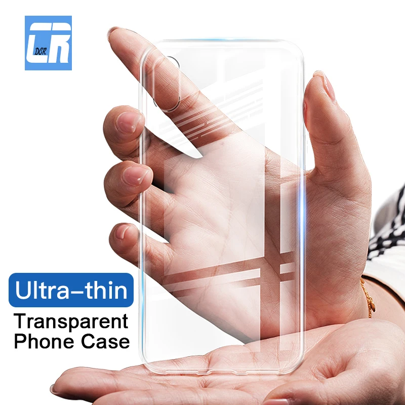 Clear Silicon Soft TPU Case for iPhone X XS MAX XR Transparent Phone 6 7 8 5 5s SE 6s Plus Back Cover Capa Coque |