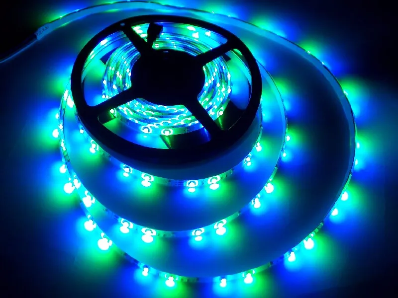 12 V 3528 RGB светодиодный светильник с клейкой лентой 5 метров рулон 60 светодиодный/м