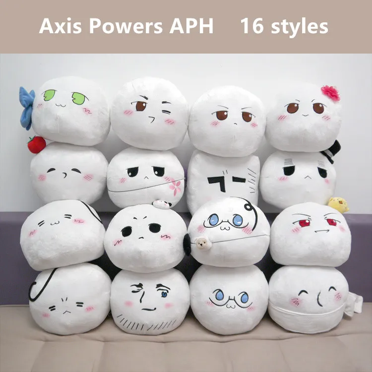 Hetalia: Axis Powers Плюшевые игрушки Аниме APH Ludwig Kiku Alfred Arthur Россия косплей плюшевые куклы