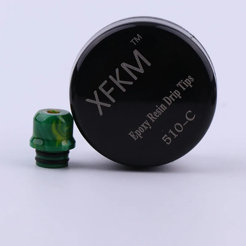 Xfkm 510 Смола дрип тип для tfv8 маленьких kayfun V5 Тайфун GT3 мини электронные сигареты RDA