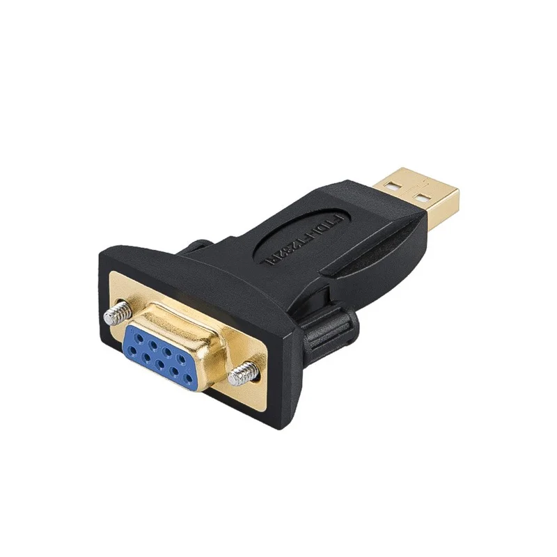 USB в RS232 адаптер с чипсетом FTDI 2 0 папа женский DB9 Серийный конвертер для кассового