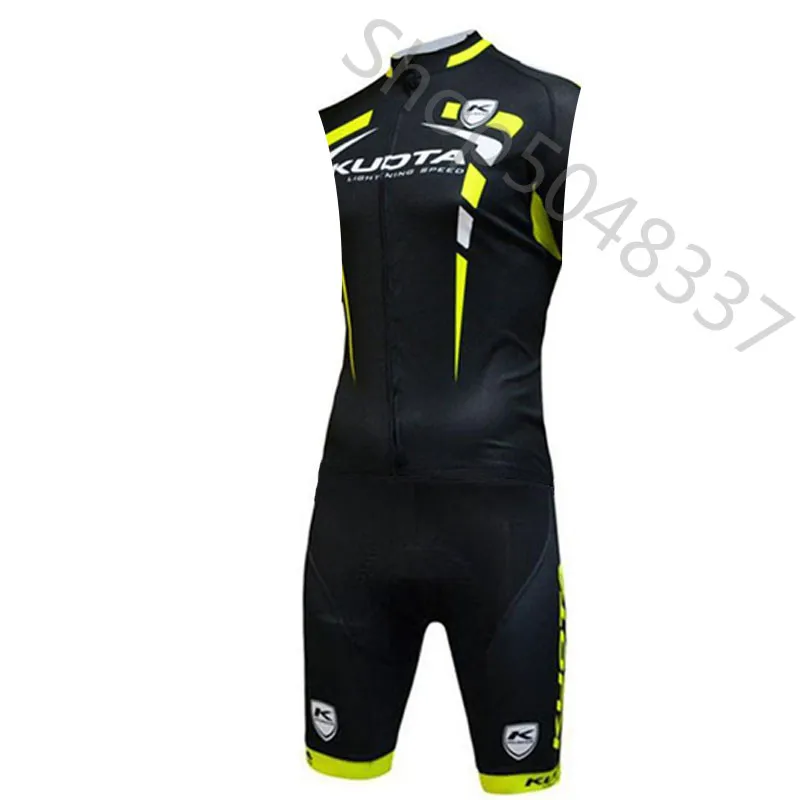 Kuota мужской комбинезон без рукавов Pro Taem триатлон костюм Ropa Ciclismo Майо Велоспорт Джерси Skinsuit велосипедная одежда